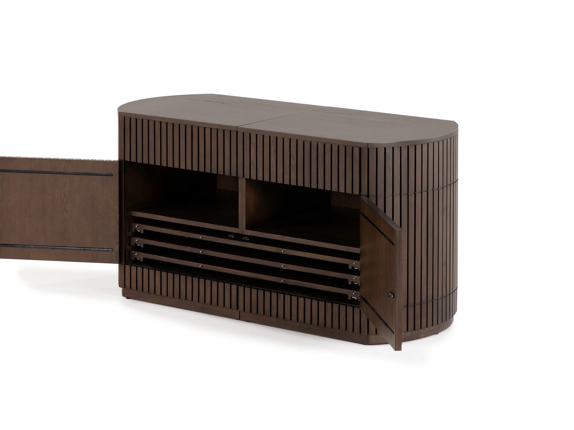 Transformer Round Sideboard - Panel Storage - Image 36