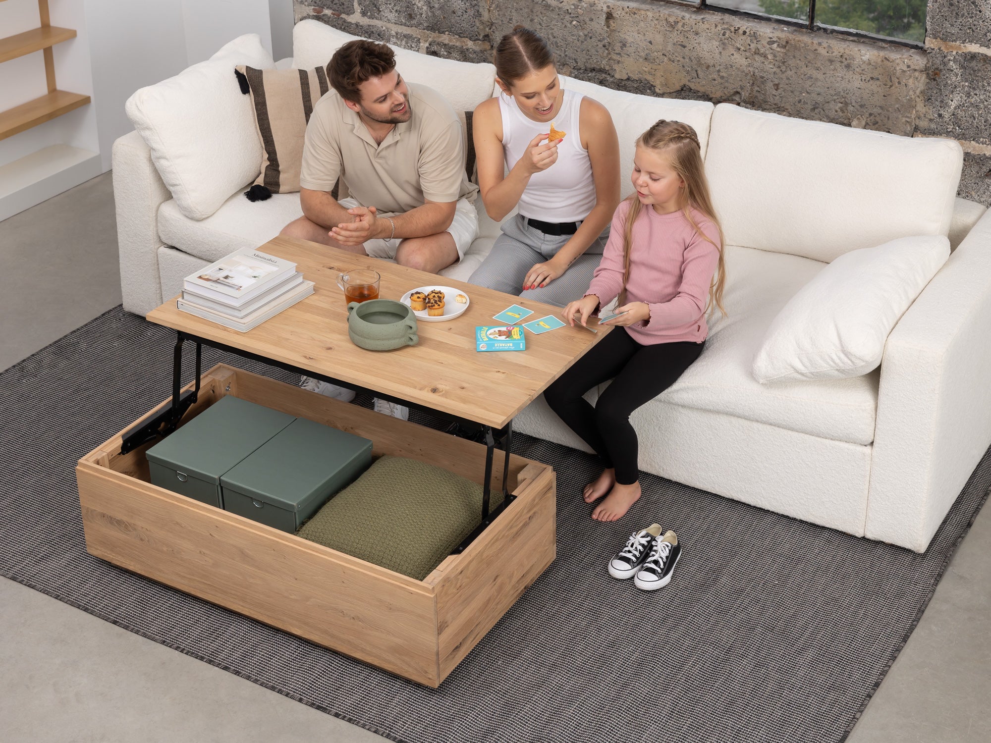 Transformer Coffee Table - Panel Storage - Image 22