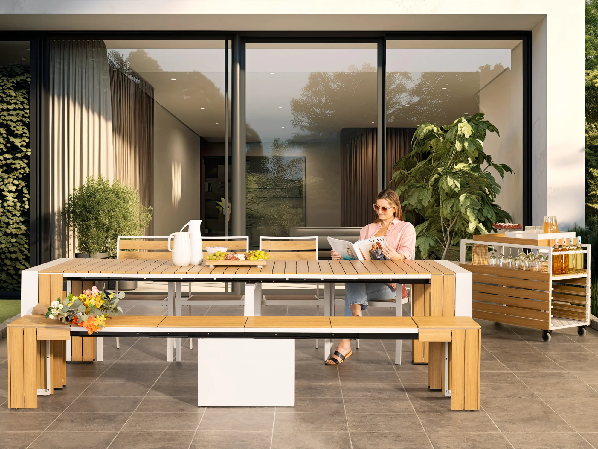 Transformer Outdoor Bar Cart - Panel Storage (Copy) - Image 16